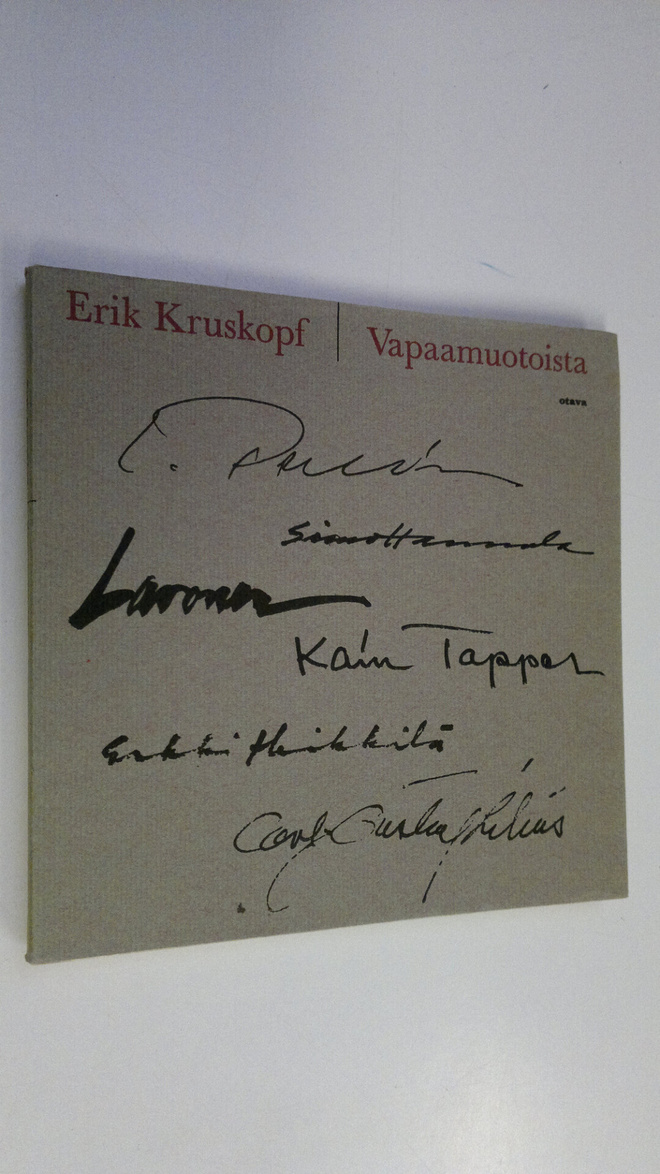 Erik Kruskopf : Vapaamuotoista
