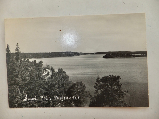 VANHA Postikortti Ahvenanmaa 1920-l