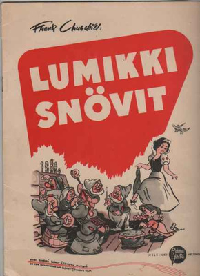 Churchill, Frank: Lumikki Snövit , Prima Vista 1938, (Disney