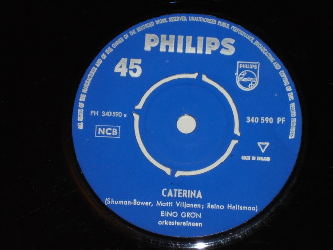 7" EINO GRÖN - Caterina - single 1962 iskelmä EX-