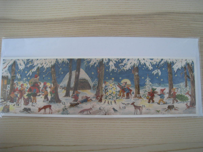 Joulukalenteri Adventtikalenteri – kirjeessä postitettava