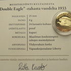 Muistolyönti "Double Eagle 1933"-rahasta - pikkukuva 3