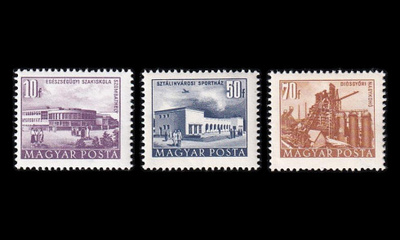 Unkari 1348-50_II ** Käyttösarja rakennuksia (21x17mm) (19
