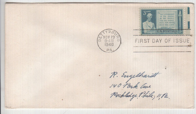 USA FDC 1948  gettysburg adress