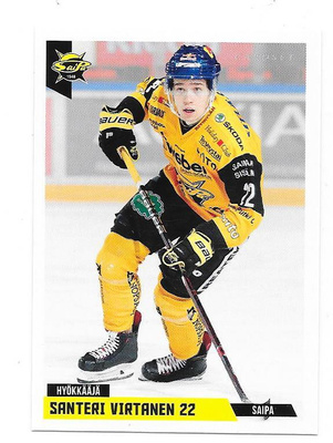 2019-20 CardSet #129 Santeri Virtanen Saipa