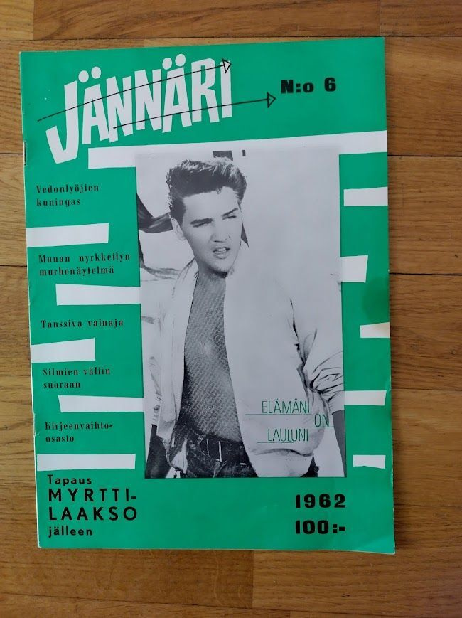 Jännäri lehti1962 Elvis kannessa