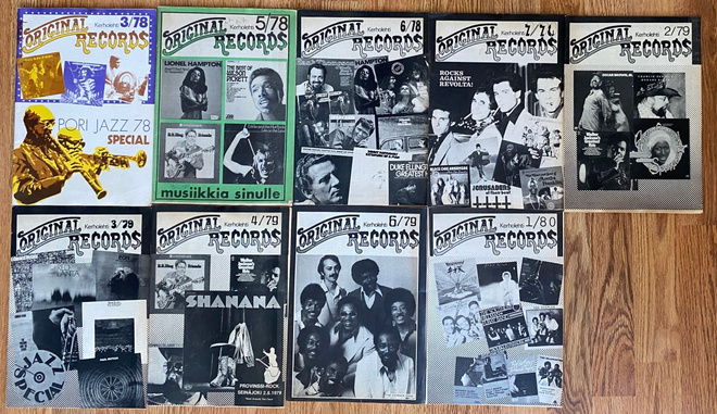 Original Records lehtiä 9 kpl 1978-1980
