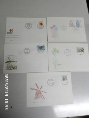Kuvien  mukaiset  Ensipäivä  ja  FDC  Leimatut  kirjekuoret,
