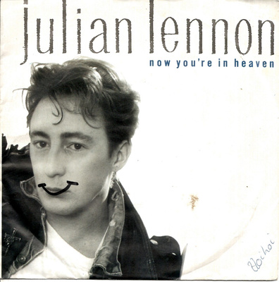 JULIAN LENNON: Now You're In Heaven / Second Time 7"kk
