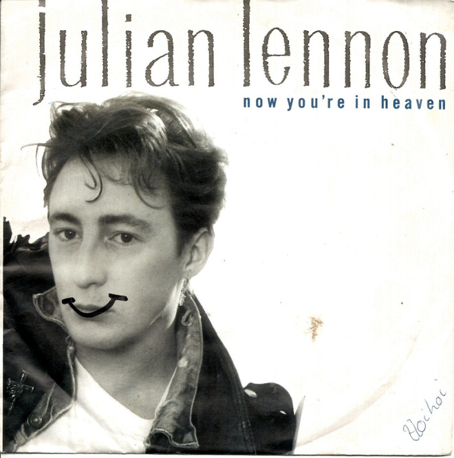 JULIAN LENNON: Now You're In Heaven / Second Time  7"kk