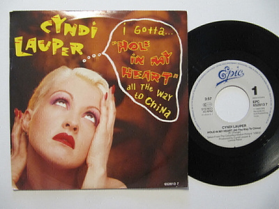 Cyndi Lauper I Gotta "Hole In My Heart"  7" sinkku