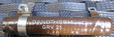Keraaminen tehovastus 2,2 ohmia, Danotherm, UUSI