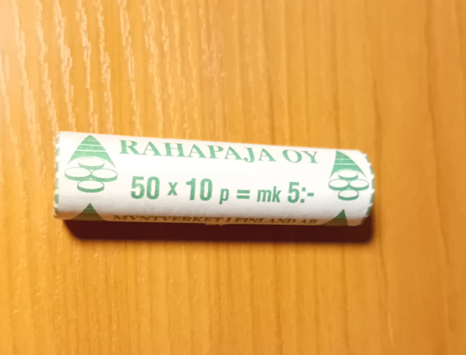 Myydään Suomen Rahapajan 10p 1998 Rulla