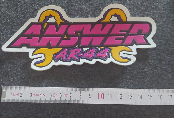Hihamerkki  " ANSWER AR-45 " MUOVINEN