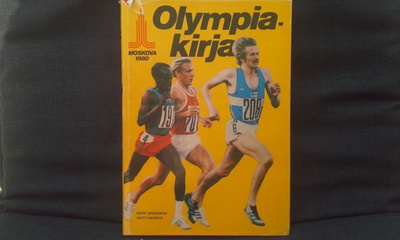 Moskova 1980 Olympiakirja kovakantinen 240 s
