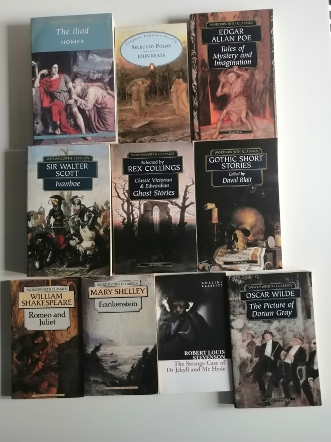 Kirjapaketti, klassikot (englanti, 11 kpl)