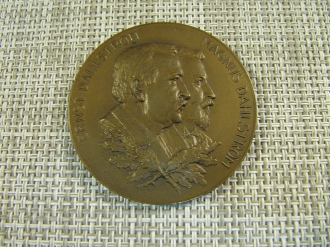 Ernst ja Magnus Dahlström mitali 1921 /Walter Runeberg 1921.