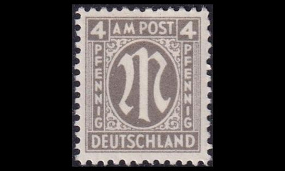 Bizone 18 ** Saksalainen paino 4 Pf (1945)