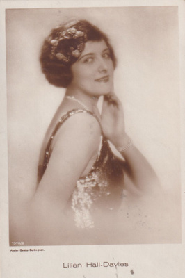 Lilian Hall - Davies , filmitähti, star   b598