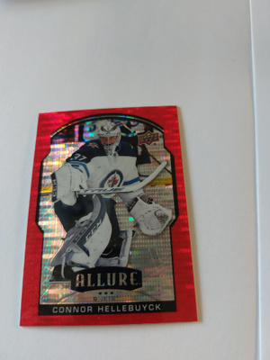 2020-21 Upper Deck Allure Red Rainbow #36 Connor Hellebuyck