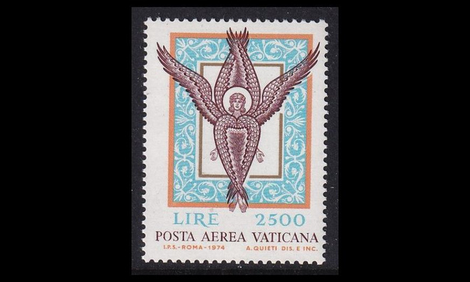 Vatikaani 632 ** Lentoposti mosaiikki (1974)