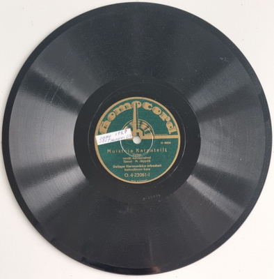 Savikiekko 1929 - Dallapé orkesteri - Homocord O. 4-23061