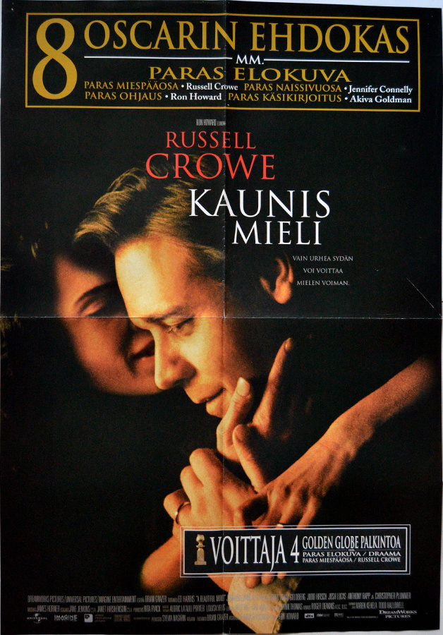 Elokuvajuliste: Kaunis mieli (Russell Crowe)