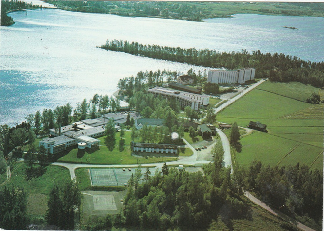 Postikortti, IKAALINEN, Terveyskylpylä, ilmakuvakortti