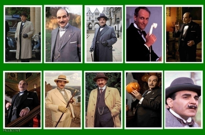 POIROT -- postikorttisetti  (Upea Lahja !!) #1