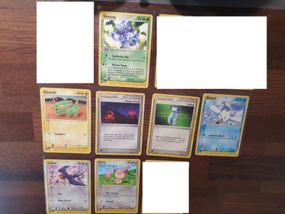 Pokemon EX Ruby & Sapphire Sarjan kortteja Yksittäin
