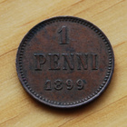 1 penni 1899 Nikolai II Suuriruhtinaskunta - pikkukuva 1