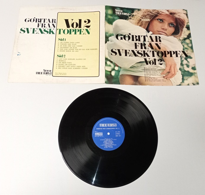 GODBITAR FRÅN SVENSKTOPPEN VOL. 2. LP.