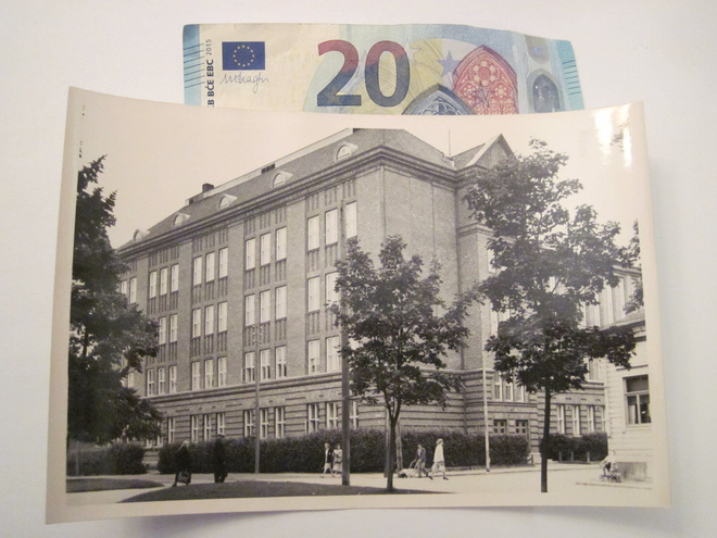 Postikortin Alkup. Valokuva Mikä Paikkakunta? 1950-l