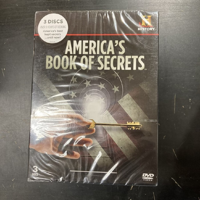 America's Book Of Secrets 3DVD (UUSI)