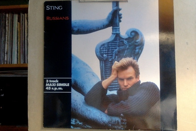STING ::: RUSSIANS ::: VINYYLI MAXI-SNGLE 1985 !!