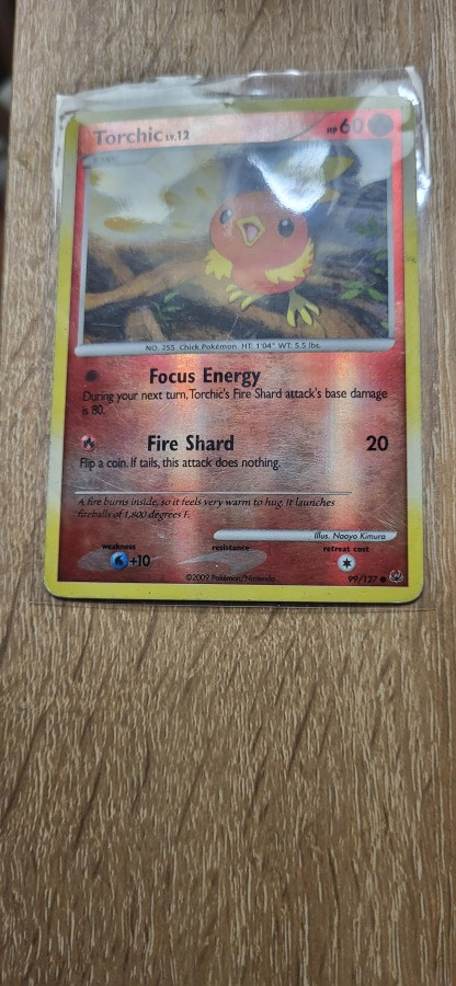 Torchic Lv.12 (PL 99) Platinum reverse holo card