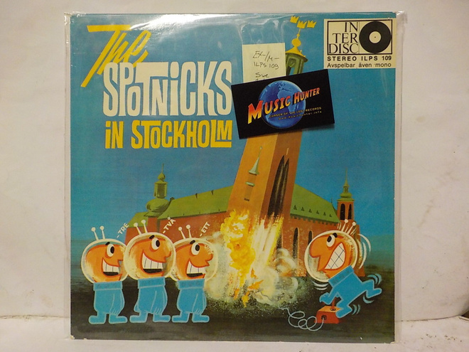 THE SPOTNICKS - IN STOCKHOLM EX-/M- LP
