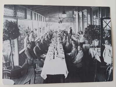 Tampere, Ravintola Rosendahl 1930-luvulla, numeroitu, ei p.