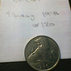 Belgia 1 frang 1940 km#120 - pikkukuva 1