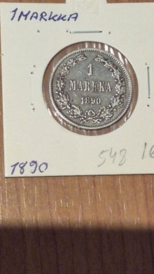 1 markka 1890, Suomi