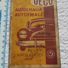 Vintage deco automaali värikartta - pikkukuva 1