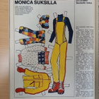 Apu 1/1974, paperinukke Monica suksilla - pikkukuva 3