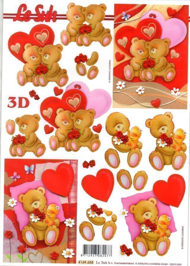 3D °°NALLET & RUUSUT YSTÄVYYDELLE°° / Le Suh