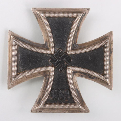 Iron Cross First Class By Fritz Zimmermann, maker marked 6.