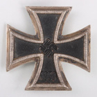Iron Cross First Class By Fritz Zimmermann, maker marked 6. - pikkukuva 1