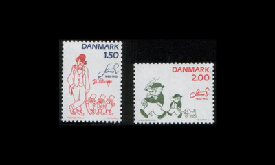Tanska 764-5 ** R Storm Petersen (1982)