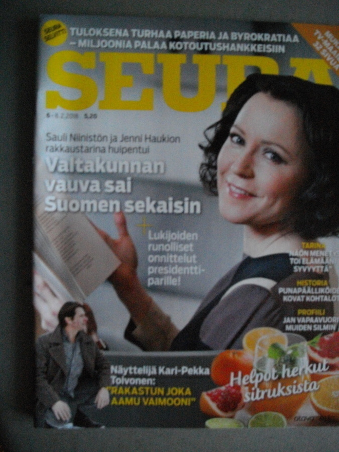 Seura lehti Nro 6/2018 (24.1)