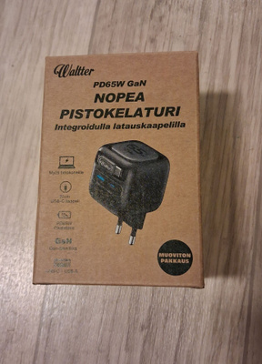 Waltter 65W Nopea Pistokelaturi (UUSI)