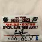 Nikolas Matinpalo #33 Porin Ässät game worn - pikkukuva 3