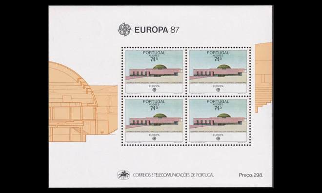 Azorit 383BL8 ** Europa moderni arkkitehtuuri (1987)